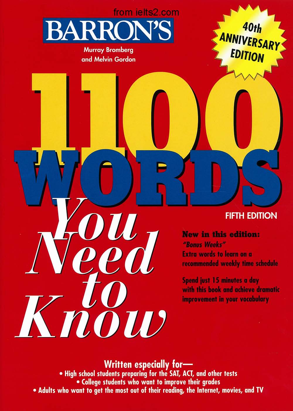 دانلود رایگان کتاب 1100 words you need to know