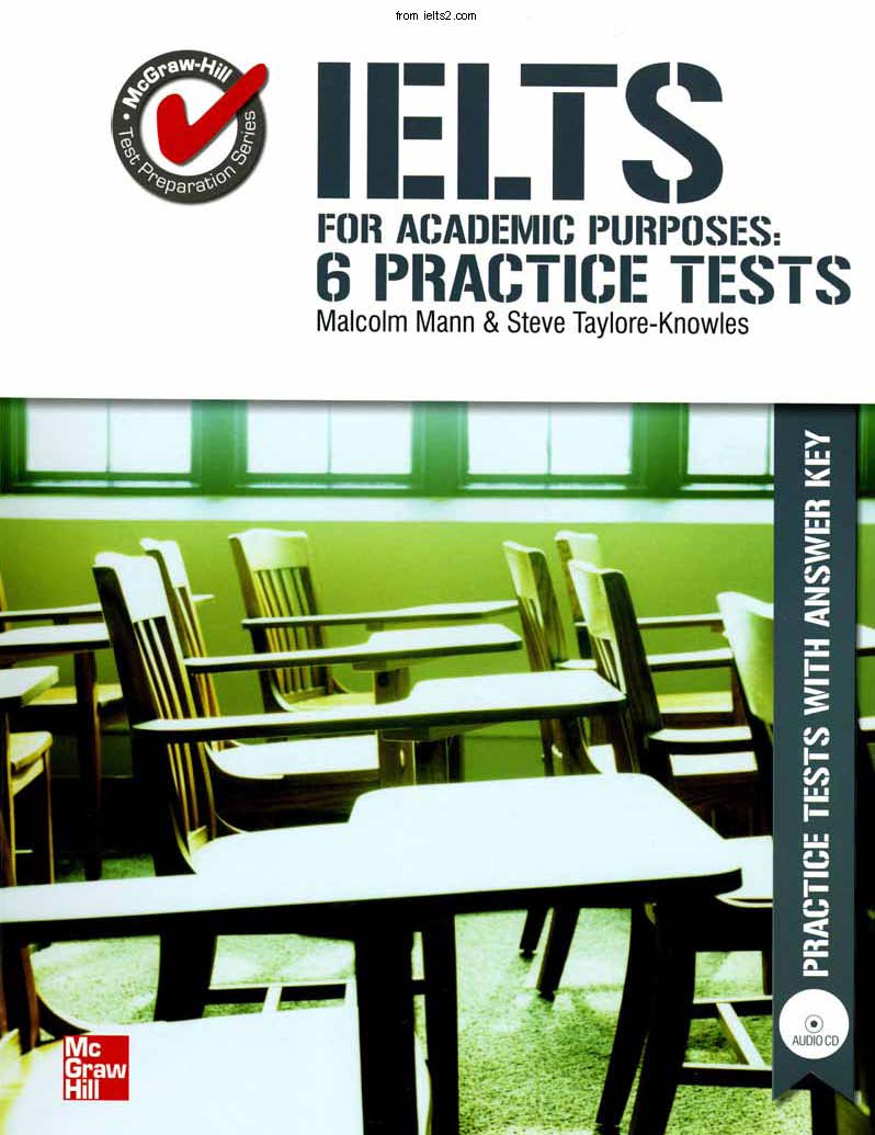 دانلود 6 آزمون آزمایشی آیلتس از کتاب IELTS for Academic Purposes
