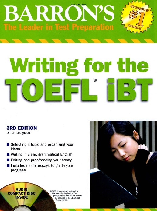 دانلود کتاب Barron's Writing for TOEFL ibt ویرایش سوم