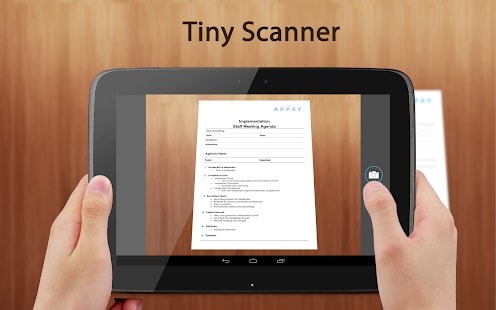 دانلود رایگان نرم افزار Tiny Scanner برای اندروید