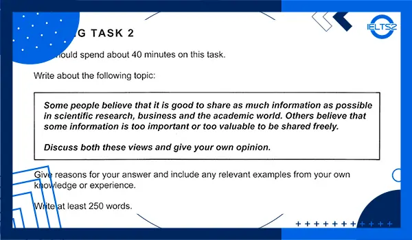 IELTS Writing Task 2 Sample Free Share Information