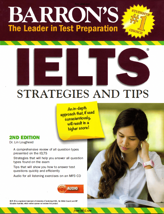 دانلود رایگان کتاب Barron's IELTS Strategies and Tips