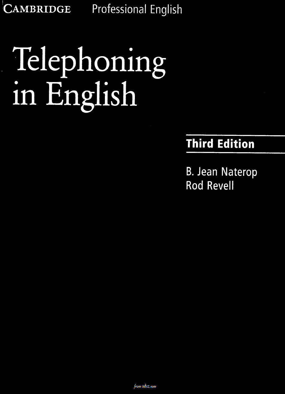 دانلود کتاب Telephoning in English