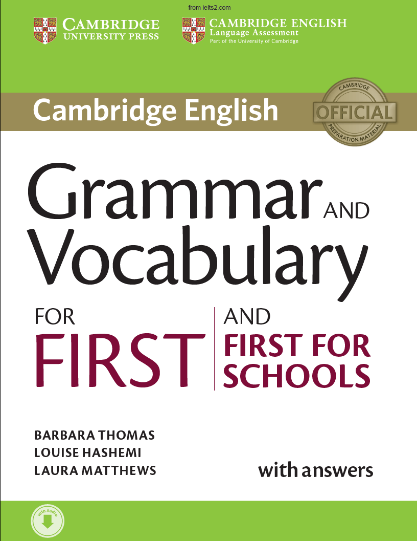 دانلود کتاب Grammar and Vocabulary for First and Schools نوشته Barbara Thomas