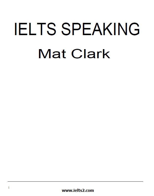 دانلود Mat Clark - Speaking pdf
