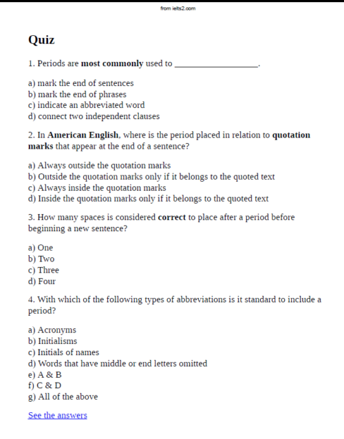 دانلود رایگان PDF کتاب Complete English Punctuation Rules book