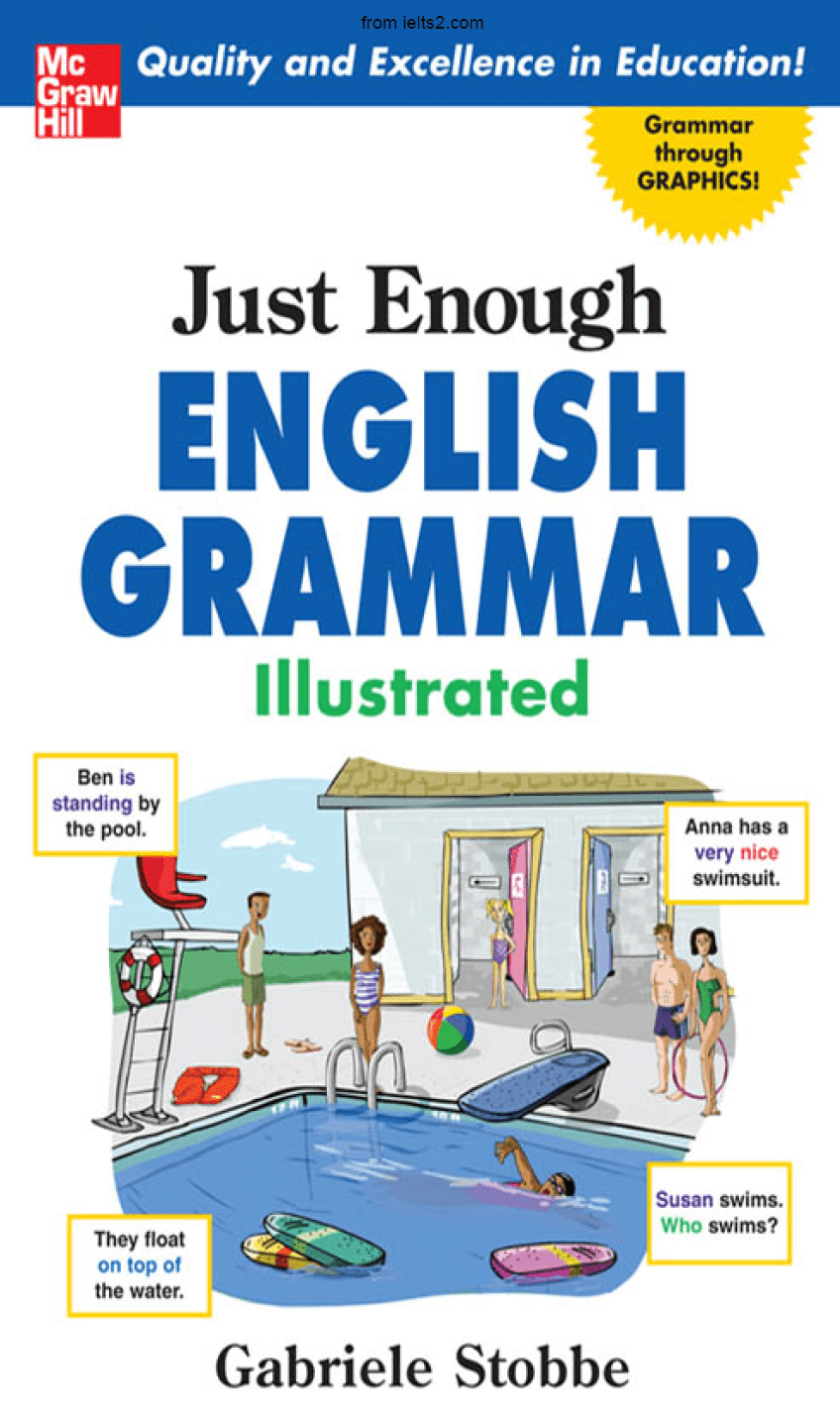 دانلود pdf کتاب Just Enough English Grammar Illustrated نوشته Gabriele Stobbe