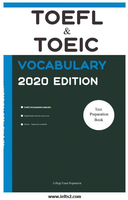 دانلود pdf کتاب IELTS TOEFL and TOEIC Vocabulary