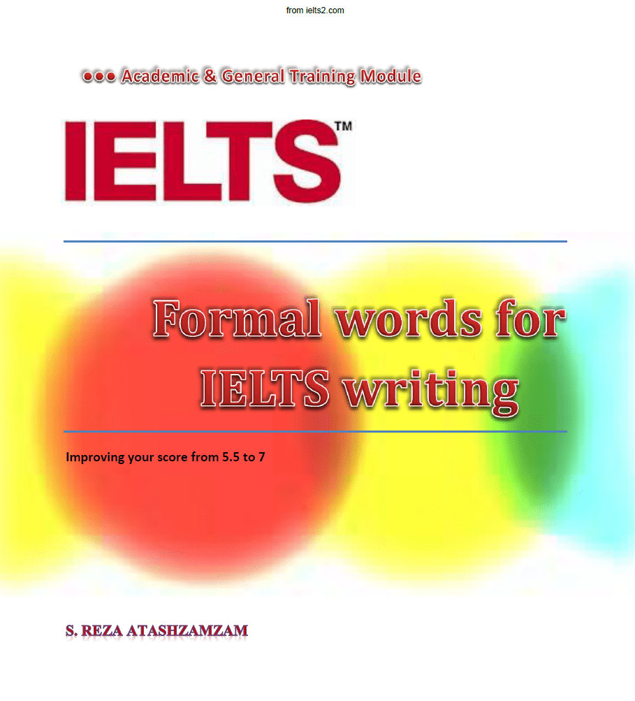 دانلود pdf کتاب Formal Words for IELTS Writing Task 2