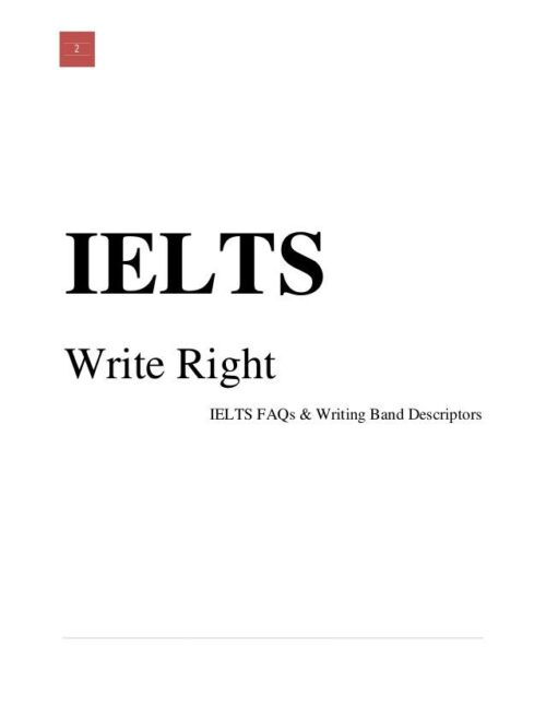 IELTS Write Right