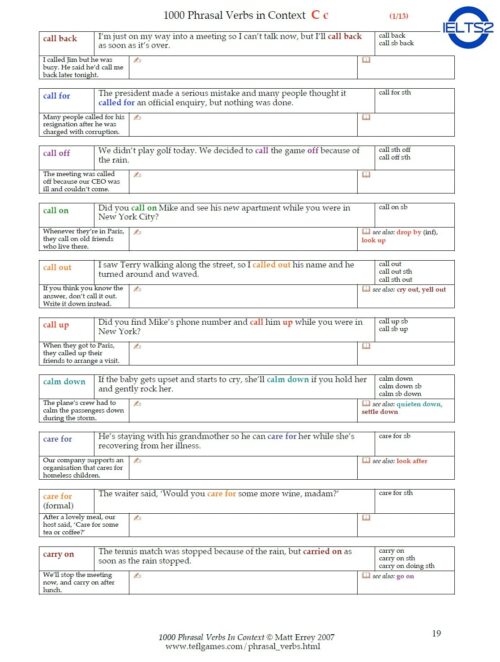 1000 Phrasal Verbs in Context by Matt Errey