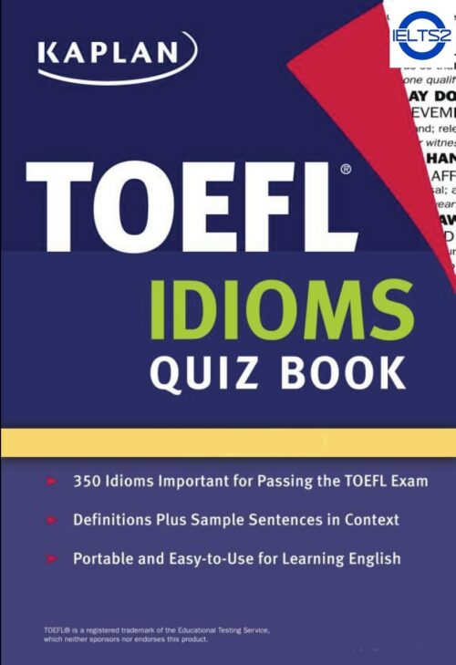 دانلود رایگان PDF کتاب Kaplan TOEFL Idioms Quiz Book