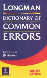 دانلود رایگان PDF دیکشنری Longman Dictionary of Common Errors