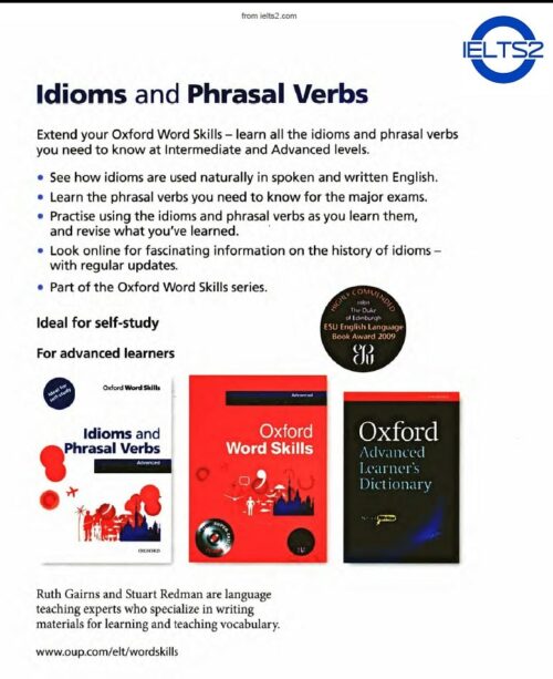 دانلود رایگان PDF کتاب Oxford Word Skills Advanced Idioms and Phrasal Verbs