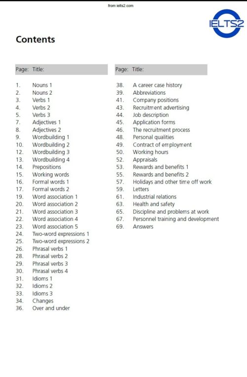 دانلود رایگان PDF کتاب Check Your English Vocabulary for Human Resources