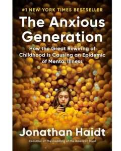 کتاب The Anxious Generation نوشته Jonathan Haidt