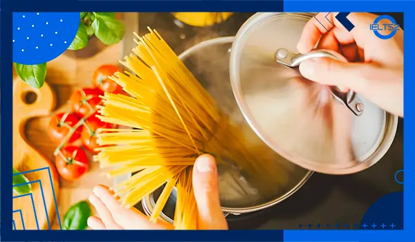 دستور پخت ماکارونی (به انگلیسی و فارسی)