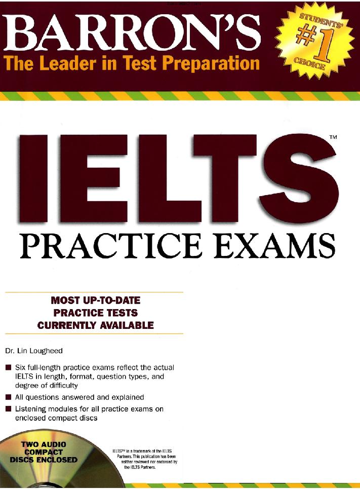 دانلود رایگان کتاب Barron's IELTS Practice Exams