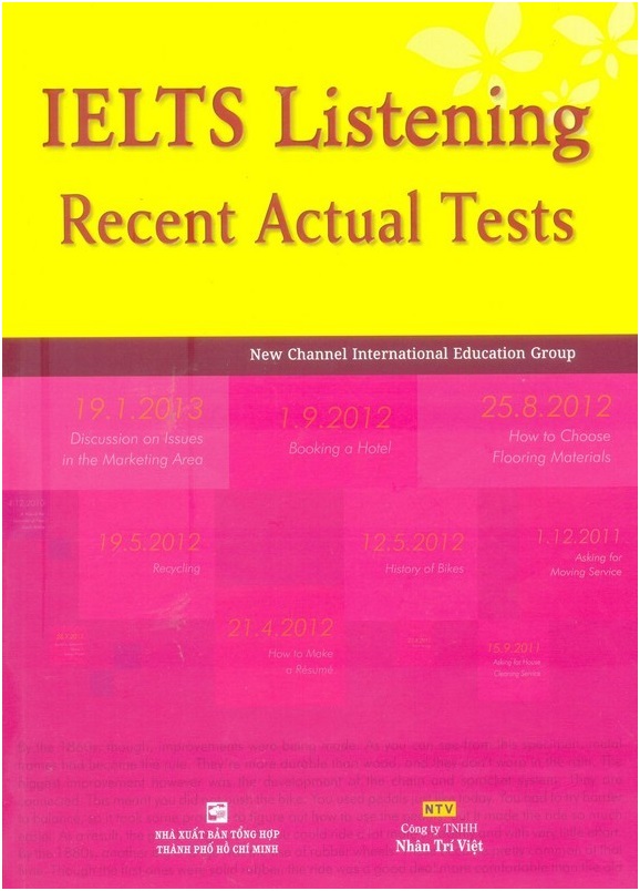 دانلود رایگان IELTS Listening Recent Actual Tests Volume 4