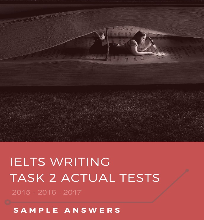 دانلود کتاب IELTS writing actual tests 2015 - 2017